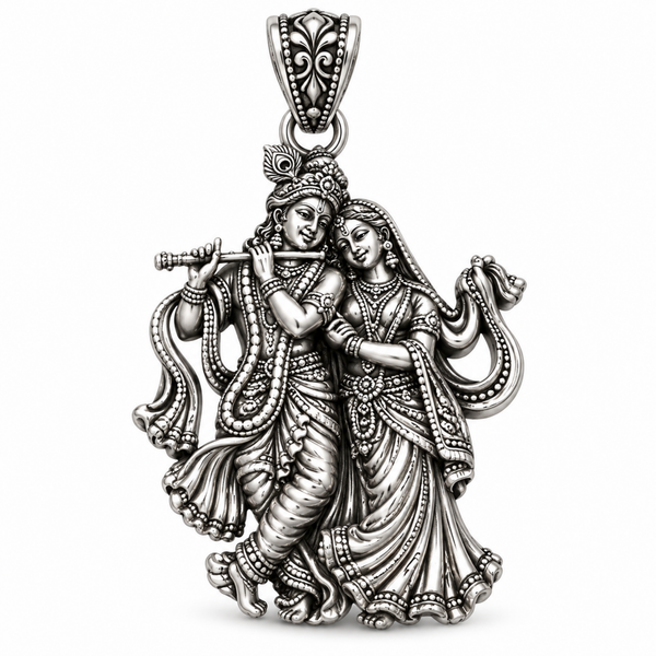 Pure Silver 925 Shree Krishna Pendant