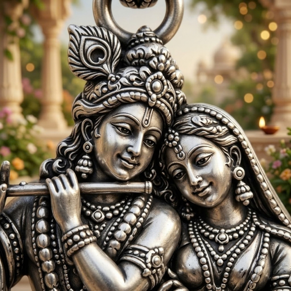 Pure Silver 925 Shree Krishna Pendant