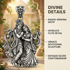 Pure Silver 925 Shree Krishna Pendant