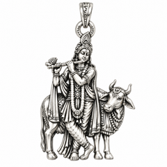 Pure Silver 925 Shree Krishna Pendant