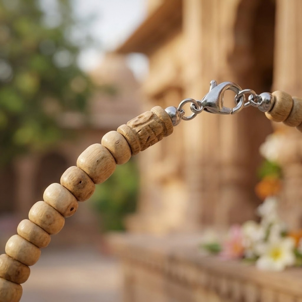 Small Gol Tulsi Kanthi Mala (1R)
