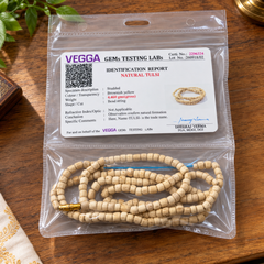 Small Gol Tulsi Kanthi Mala Fine (2R)