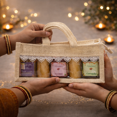 Honey & Candle Jute Gift Pack