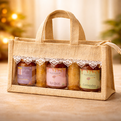 Honey & Candle Jute Gift Pack