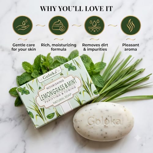 Lemongrass & Mint Natural Soap