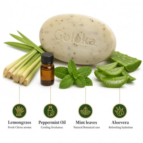Lemongrass & Mint Natural Soap