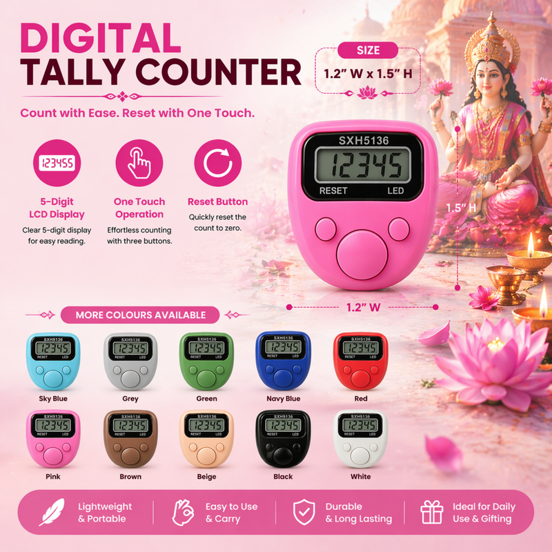Fine Quality Manual Japa Counter