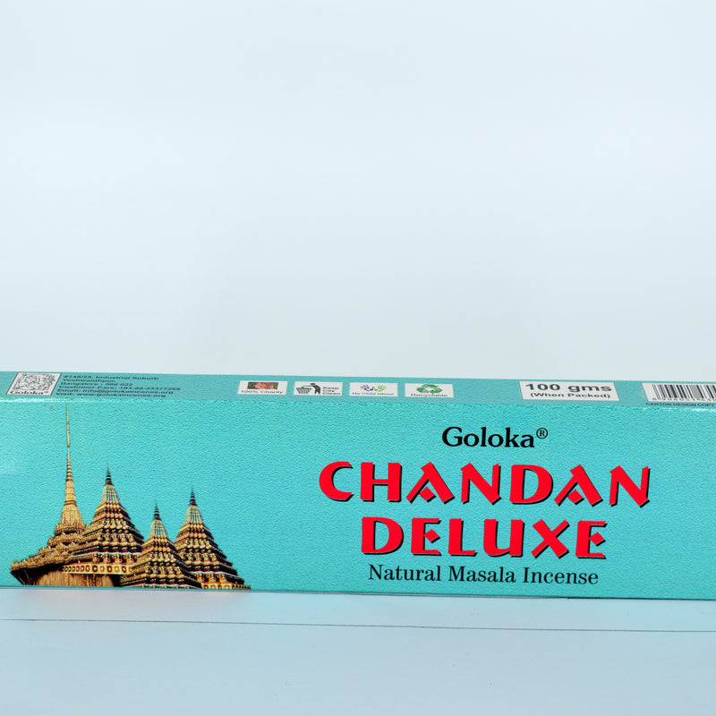 Goloka Chandan Deluxe Agarbatti 100gm