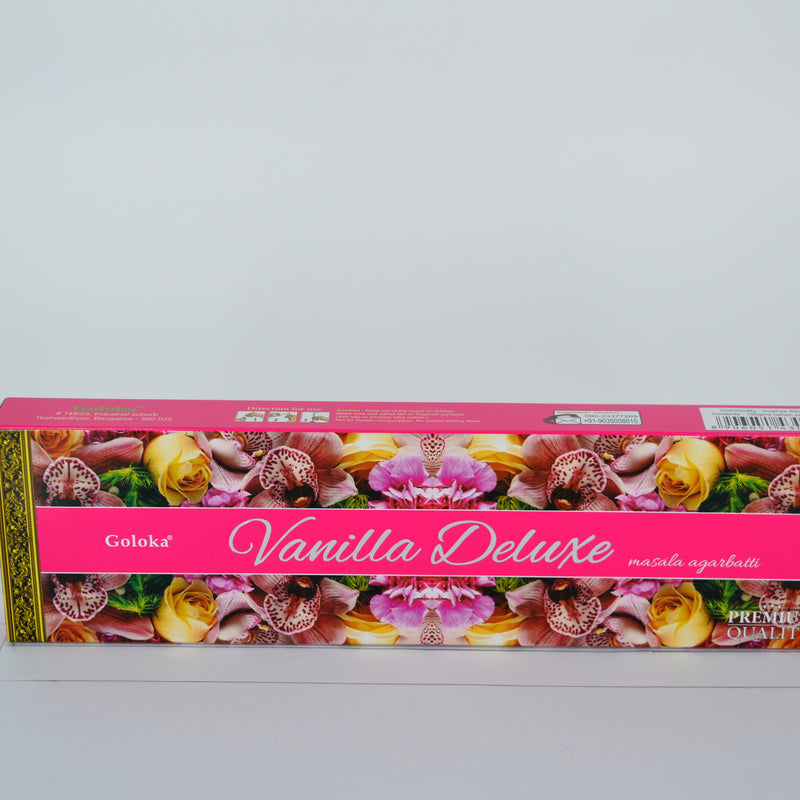 Goloka Vanilla Deluxe Agarbatti 100gm