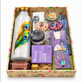 Ayurvedic Lifestyle Hamper - Peacock Feather Cow Theme