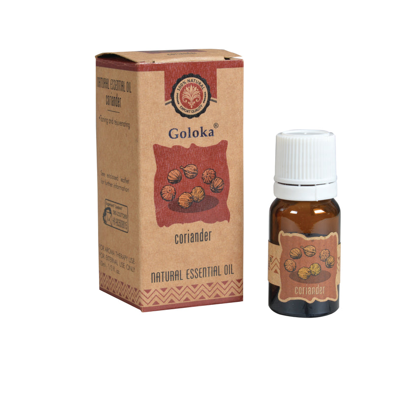 Goloka Coriander Aroma Essential Oil – 10ml