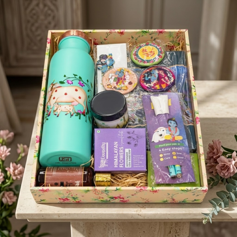 Ayurvedic Lifestyle Hamper - Kamdhenu Cow Theme