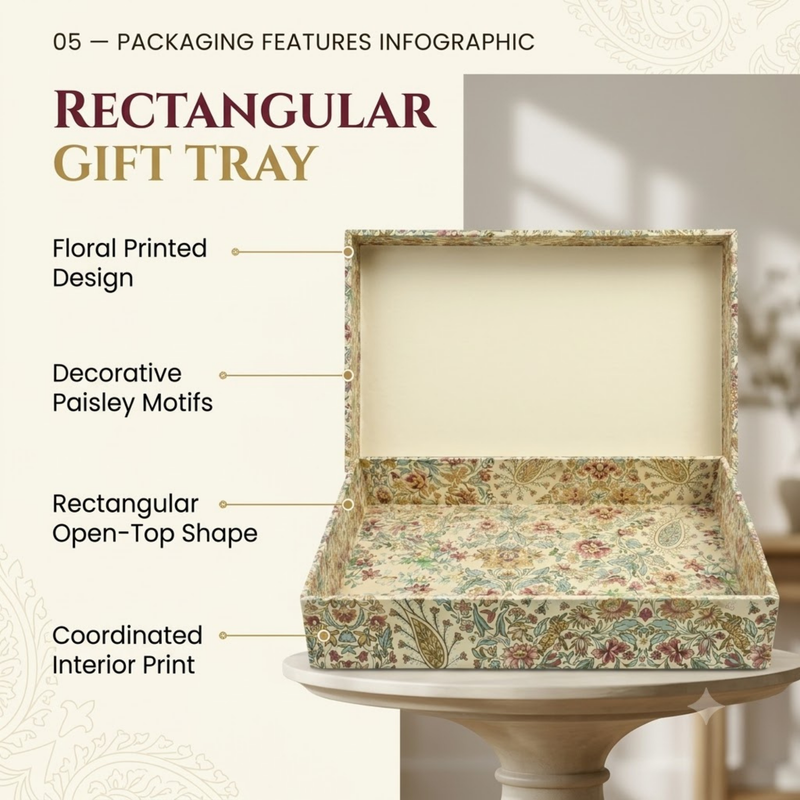 Kalamkari Heritage MDF Gift Tray