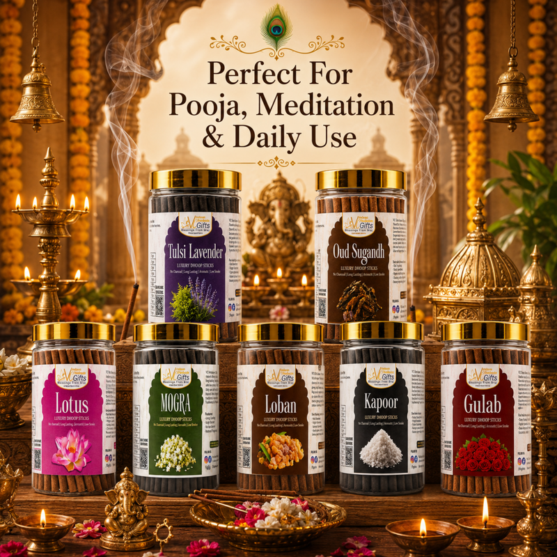 Chandan Premium Dhoop sticks Combo Pack (200g + 100g)