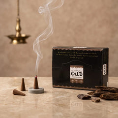 Goloka Oud Masala Dhoop Cones (Pack of 12)