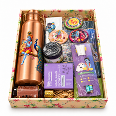 Ayurvedic Lifestyle Hamper - Krishna Peacock Theme