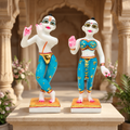 9–15 Inch Premium Marble Dust Radha Krishna Divine Couple