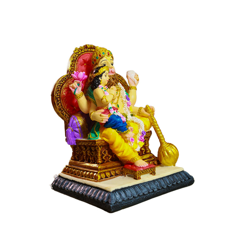 Narasimha Dev with Bhakta Prahlad Polyresin Deity Idol