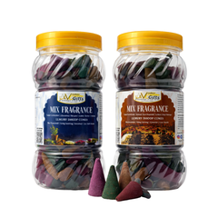 10 Fragrance Mix Dhoop Cones Twin Pack – 200g+200 gm