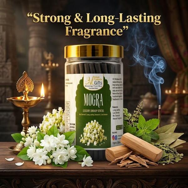 Mogra Premium Dhoop sticks Combo Pack (200g + 100g)