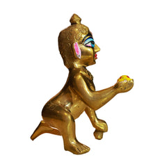 Hollow Brass Laddu Gopal Half Colour Fine Finish No. (0-5)
