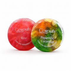 Cowpathy Cow Ark Designer Soap Rose + Peppermint Cucumber