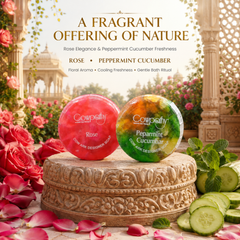 Cowpathy Cow Ark Designer Soap Rose + Peppermint Cucumber