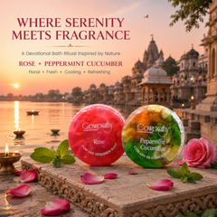 Cowpathy Cow Ark Designer Soap Rose + Peppermint Cucumber