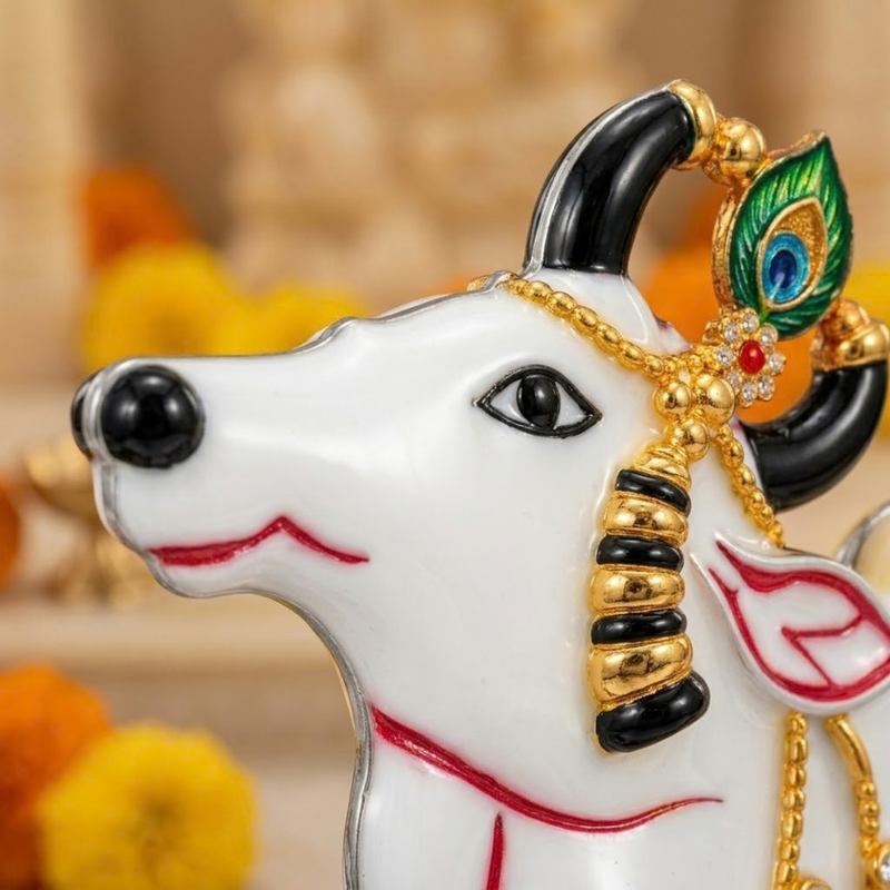 Pure Silver 925 Kamdhenu Pendant