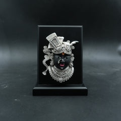 Shrinathji Silver-Plated Murti on MDF Base (6 Inch)