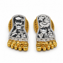 Shri Lakshmi Charan Paduka (Gold & Silver-Plated)