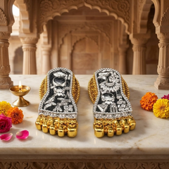 Shri Lakshmi Charan Paduka (Gold & Silver-Plated)