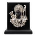 Shri Ram Darshan Silver-Plated Frame on MDF Base