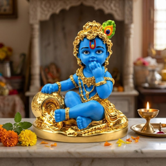 Laddu Gopal Gold-Plated Idol