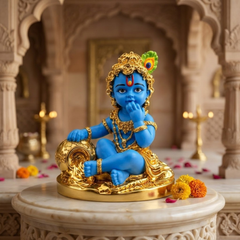 Laddu Gopal Gold-Plated Idol