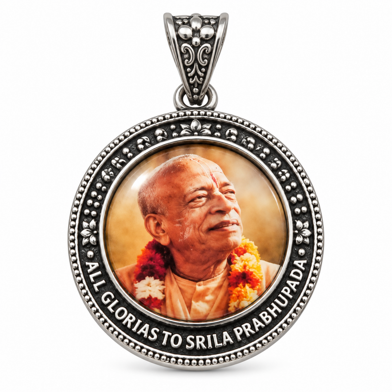 Pure Silver 925 Srila Prabhupada Pendant