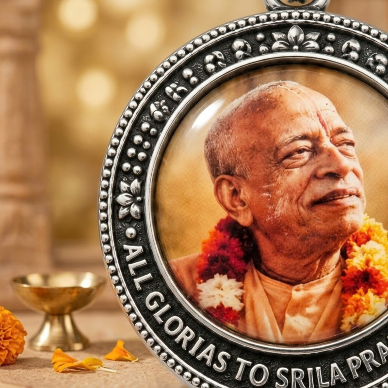 Pure Silver 925 Srila Prabhupada Pendant