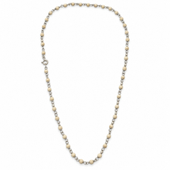 Silver 925 Pure Tulsi Kanti Mala Medium Size