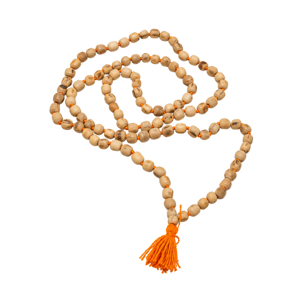 100% Pure Vrindavan Certified Tulsi Japa Mala - Round Medium Dana 108 Beads - 8mm size