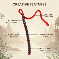 Natural Wooden Sakshi Mala – Small