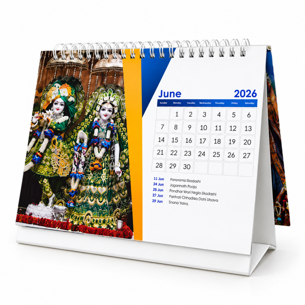 Tabletop Desk Calendar