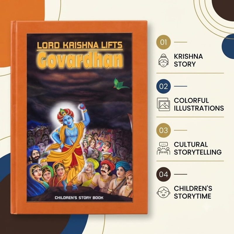 Govardhana Krishna Story Book (English)
