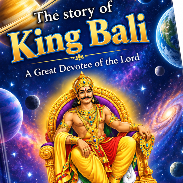 The Story of King Bali Story Book (English)