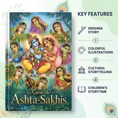 Ashta Sakhis Krishna Story Book (English)