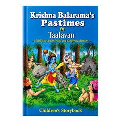 Lord Krishna and Balaram in Taalavan Krishna Story Book (English)