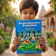 Lord Krishna and Balaram in Taalavan Krishna Story Book (English)