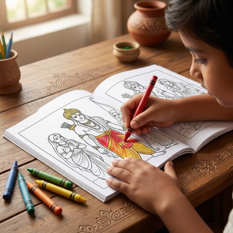 Ramayana Activity Book (English)