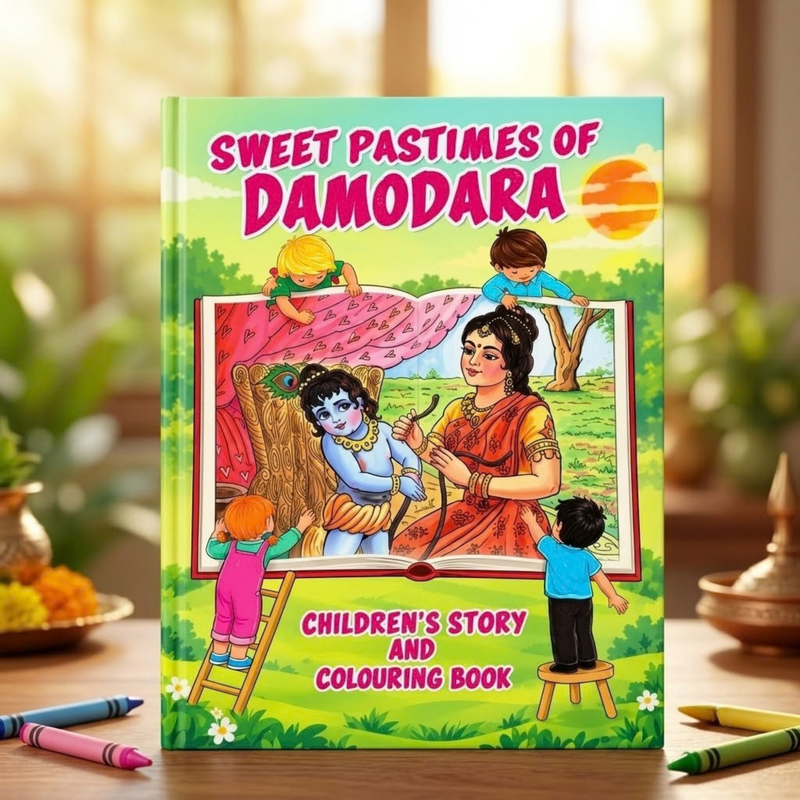 Lord Damodara Sweet Pastimes Colouring & Story Book (English)