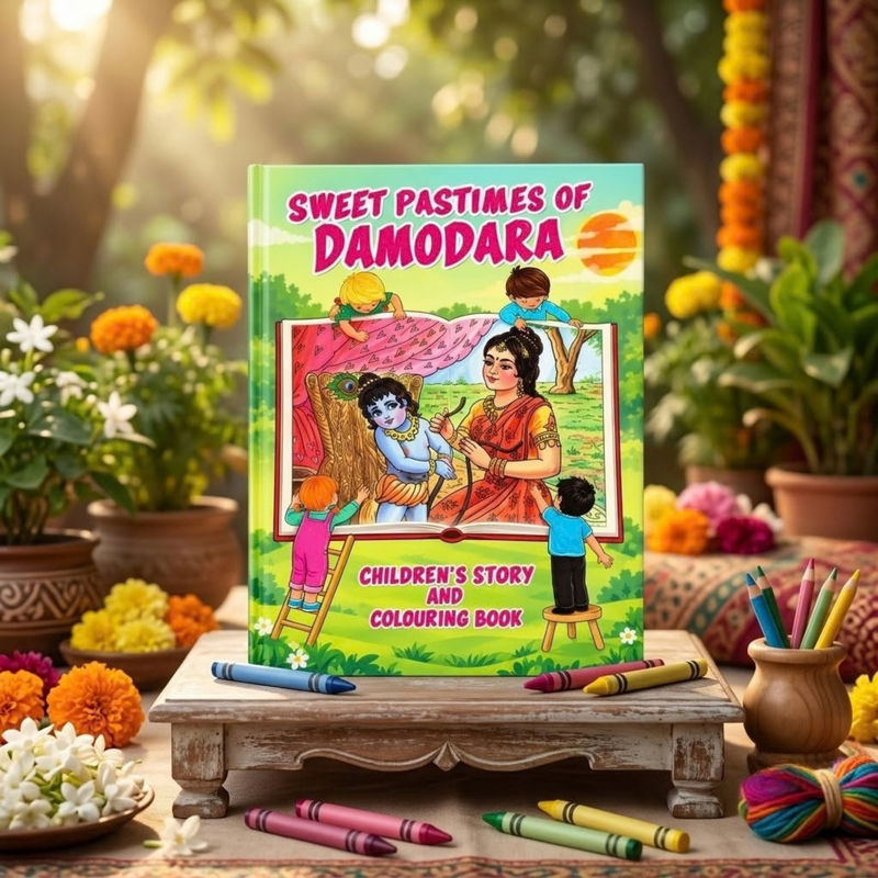 Lord Damodara Sweet Pastimes Colouring & Story Book (English)