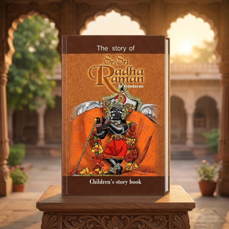 The Story of Sri Sri Radha Raman Krishna Story Book (English)